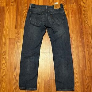 Levi's 514 Men's Jeans Blue Denim Stretch Mid-Rise Straight Leg